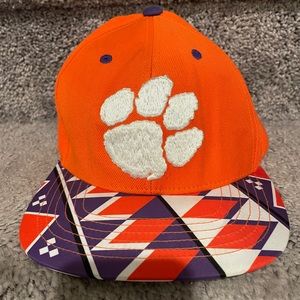 Clemson Tigers NCAA Ball Cap Hat Snapback Flat Bill Top of the World Adjustable
